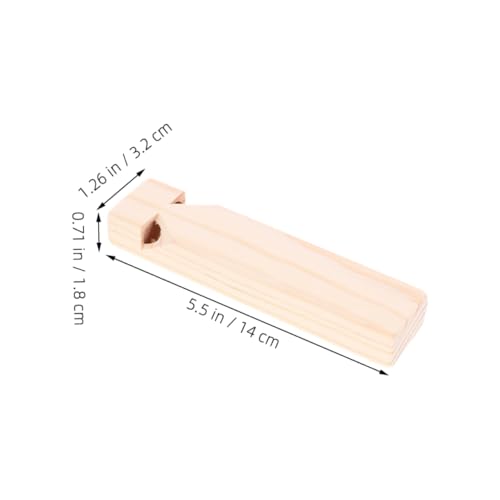 Cabilock 3 Stück Teiliges DIY Holz Zugpfeifen Musikinstrumente Orff zum Bemalen Kreatives Musikspielzeug Motorik Familienaktivitäten Musikalische Früherziehung von Cabilock