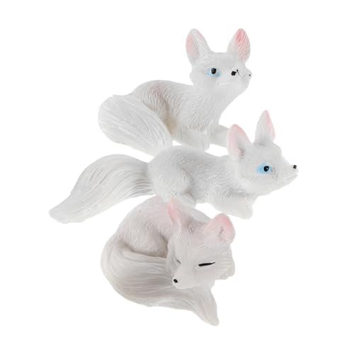 Cabilock 3 Stück Teiliges Fuchs Figuren aus Resin Niedliche für Mooslandschaft und Terrarium Tierstatue für Garten und Wohnraumgestaltung Cabilock 3 Stück Teiliges Fuchs Figuren aus Resin Niedliche für Mooslandschaft und Terrarium Tierstatue für Garten und Wohnraumgestaltung von Cabilock