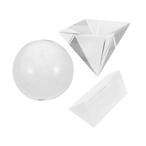 Cabilock 3 Teiliges Optisches Prisma Sechseckiges Prisma Prismen Für Wissenschaftsprisma Würfelprisma Fernbedienung Tesserakt Würfelprisma Perlen Optische Instrumente von Cabilock