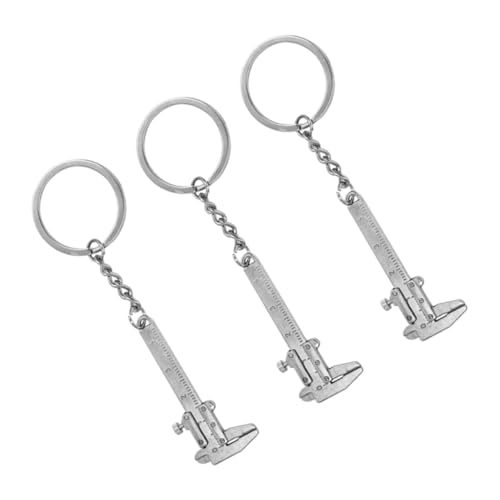 Cabilock 3stücke Mini-messschieber Schlüsselanhänger Aus Zinklegierung Tragbares Werkzeug-maß Für Rucksack Und Tasche Hängendes Ornament Zum Dekorieren Klein Und Praktisch von Cabilock