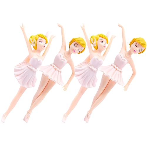 Cabilock 4 Stücke Tanzen Ballett Mädchen Kuchen Topper Cupcake Figuren Dekorationen Für Geburtstag Party Wiederverwendbare Mädchen Figur Kuchen Cabilock 4 Stücke Tanzen Ballett Mädchen Kuchen Topper Cupcake Figuren Dekorationen Für Geburtstag Party Wiederverwendbare Mädchen Figur Kuchen von Cabilock