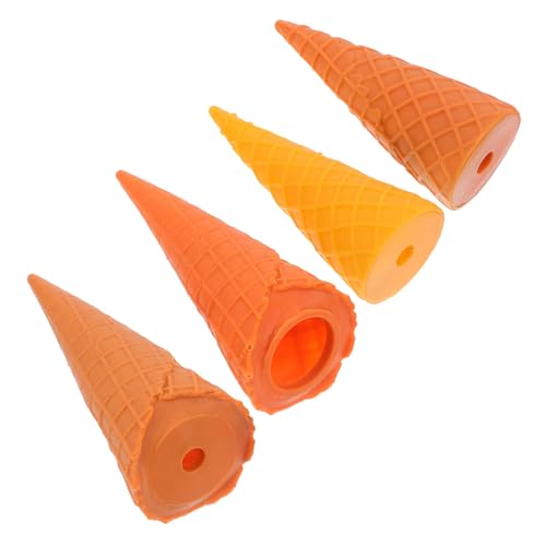 Cabilock 4stücke Realistische Eistüten Modell Für Puppenhäuser Und Spielzeug Zubehör Simuliertes EIS Für Kinderfantasie Und Dessertladen Dekoration Cabilock 4stücke Realistische Eistüten Modell Für Puppenhäuser Und Spielzeug Zubehör Simuliertes EIS Für Kinderfantasie Und Dessertladen Dekoration von Cabilock