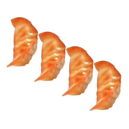 Cabilock 4 Stück Künstliches Dumpling Modell Teilig Dekorative Lebensmittelrequisiten für Küche und Restaurant Realistische Simulation Gebratener Fotografie Props und Party Dekoration Cabilock 4 Stück Künstliches Dumpling Modell Teilig Dekorative Lebensmittelrequisiten für Küche und Restaurant Realistische Simulation Gebratener Fotografie Props und Party Dekoration von Cabilock