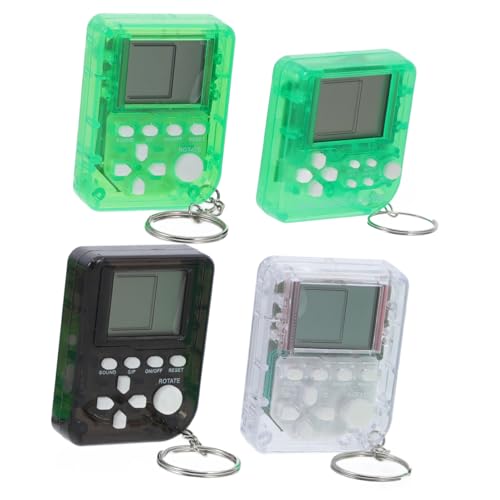 Cabilock 4 Stück Mini Tragbare Spielekonsole Schlüsselanhänger Retro Handheld mit Verschiedenen Designs für Unterwegs Schlüsselhalter Bringt Spaß und Entspannung Überall Zufällige Farbe Cabilock 4 Stück Mini Tragbare Spielekonsole Schlüsselanhänger Retro Handheld mit Verschiedenen Designs für Unterwegs Schlüsselhalter Bringt Spaß und Entspannung Überall Zufällige Farbe von Cabilock