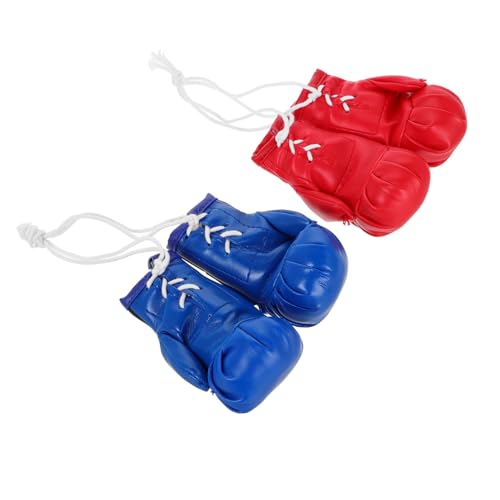Cabilock 4 Stück Miniatur Boxhandschuhe Rot Blau Realistische Mini Boxhandschuhe Schlüsselanhänger Vielseitige Deko für Auto Spiegel Boxparty und Puppenhaus Zubehör Authentisches Box Gym Cabilock 4 Stück Miniatur Boxhandschuhe Rot Blau Realistische Mini Boxhandschuhe Schlüsselanhänger Vielseitige Deko für Auto Spiegel Boxparty und Puppenhaus Zubehör Authentisches Box Gym von Cabilock
