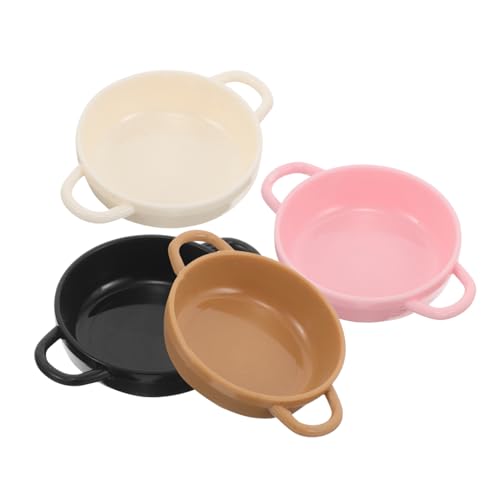 Cabilock 4 Stück Schalen für Puppenhäuser Mini Schalen für Küchenaccessoires Kreative Tischdekoration für Puppenhaus Cabilock 4 Stück Schalen für Puppenhäuser Mini Schalen für Küchenaccessoires Kreative Tischdekoration für Puppenhaus von Cabilock