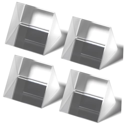 Cabilock 4-teiliges Kristall-dreiecksprisma Für Jungen Und Mädchen Spielzeug-prismenbrille -experimentierset Zum Physiklernen Cabilock 4-teiliges Kristall-dreiecksprisma Für Jungen Und Mädchen Spielzeug-prismenbrille -experimentierset Zum Physiklernen von Cabilock