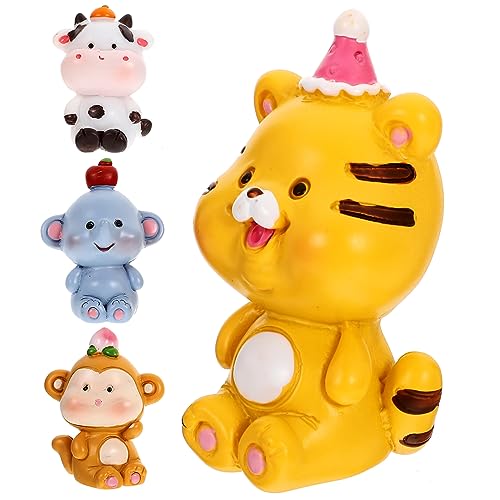 Cabilock 4pcs Miniatur Tier Figur Kuchen Dekoration Set Mini Tier Ornament Für Jungen Und Mädchen von Cabilock