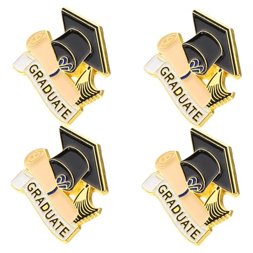 Cabilock 4 Stücke Graduation Cap Anstecknadeln Glückwunsch Broschen Für Grad Saison Souvenir Graduierung Studenten Glückwunsch Abzeichen Schmuck Cabilock 4 Stücke Graduation Cap Anstecknadeln Glückwunsch Broschen Für Grad Saison Souvenir Graduierung Studenten Glückwunsch Abzeichen Schmuck von Cabilock