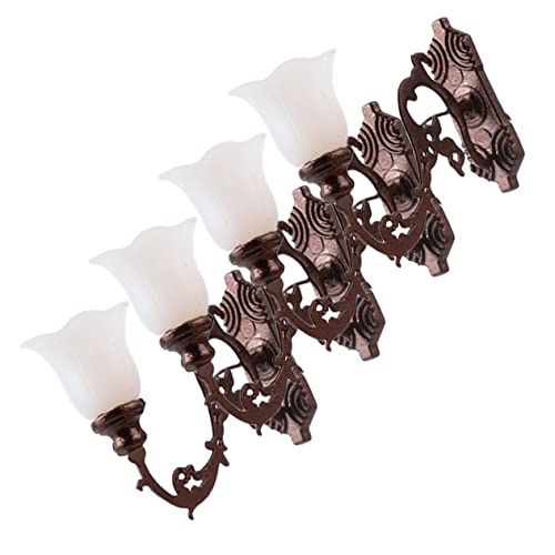 Cabilock 4 Stücke Miniatur Wandleuchte 1:87 Puppenhaus Wandlampe Hängelampe Mini LED Beleuchtung Lampe Modellbau Puppenstube Zubehör Feengarten Ostern Deko Landschaft Dekoration Cabilock 4 Stücke Miniatur Wandleuchte 1:87 Puppenhaus Wandlampe Hängelampe Mini LED Beleuchtung Lampe Modellbau Puppenstube Zubehör Feengarten Ostern Deko Landschaft Dekoration von Cabilock