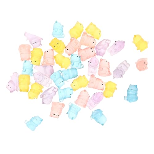 Cabilock 40 Stück Resin Bear Figurines Nachtleuchtend Kleine Bären Figuren für Tisch Auto Puppenhaus Garten Vielseitige Miniatur Figuren aus Robustem Harz Cabilock 40 Stück Resin Bear Figurines Nachtleuchtend Kleine Bären Figuren für Tisch Auto Puppenhaus Garten Vielseitige Miniatur Figuren aus Robustem Harz von Cabilock