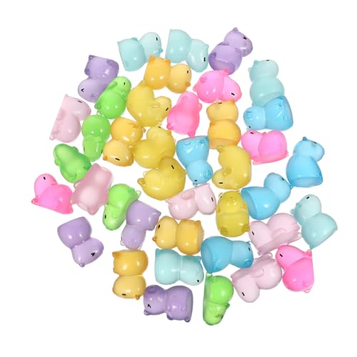 Cabilock 40stücke Niedliche The-Dark Tierfiguren Aus Kunstharz Miniatur Dekoration Für Micro Landschaft Bonsai Decor Schreibtischornament Winzige Leuchtende Tier Skulpturen von Cabilock