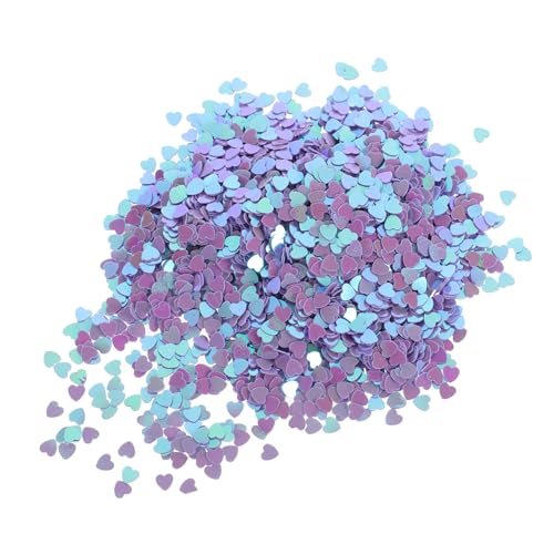 Cabilock 5 Sets Herzförmige Konfetti-nagelkunst-pailletten Strasssteine Nagel-edelsteine ​​für Party-dekorationen Basteln Make-up Pailletten-dekore von Cabilock