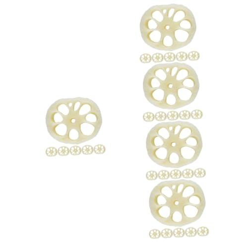 Cabilock 5 Sätze Simulierte Lotus -Root -scheiben Mini-Lotus Kleines Für Miniaturspielzeug PVC 6 Stücke * 5 Cabilock 5 Sätze Simulierte Lotus -Root -scheiben Mini-Lotus Kleines Für Miniaturspielzeug PVC 6 Stücke * 5 von Cabilock