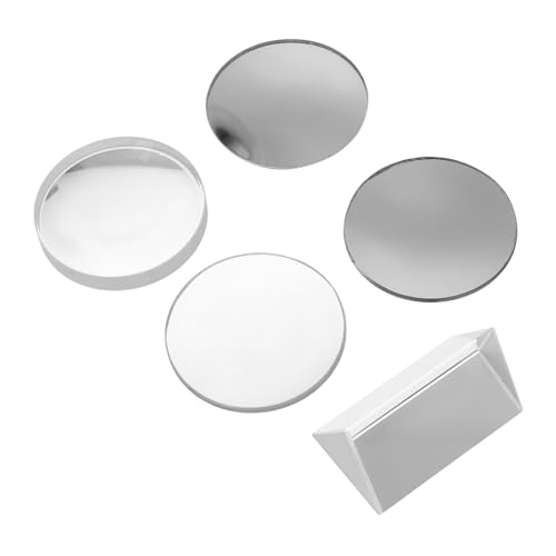 Cabilock 5 Stück Teiliges Optisches Gläser-set aus Transparentem Glas Konvexe und Konkave Linsen für Physikunterricht Vielseitig Einsetzbar für Optische Experimente Langlebig und Cabilock 5 Stück Teiliges Optisches Gläser-set aus Transparentem Glas Konvexe und Konkave Linsen für Physikunterricht Vielseitig Einsetzbar für Optische Experimente Langlebig und von Cabilock