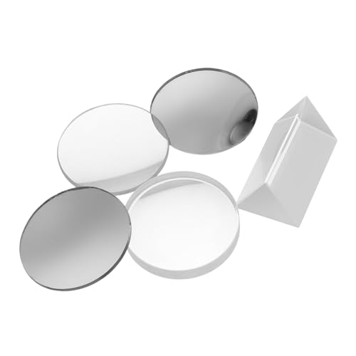 Cabilock 5 Stück Teiliges Optisches Physik-experimentierset mit Konvexen und Konkaven Linsen aus Transparentem Optischem Glas Präzise Abbildung Vielseitig Einsetzbar für Lehrer und Schüler Cabilock 5 Stück Teiliges Optisches Physik-experimentierset mit Konvexen und Konkaven Linsen aus Transparentem Optischem Glas Präzise Abbildung Vielseitig Einsetzbar für Lehrer und Schüler von Cabilock