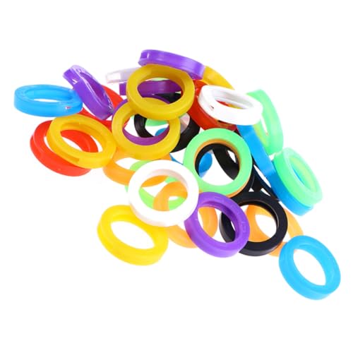 Cabilock 50 Stück Bunte Silikon Schlüsselhüllen Key Caps Schlüsselidentifikation Langlebig Geruchlos Praktische Schutzhüllen für Einfache Schlüsselunterscheidung Cabilock 50 Stück Bunte Silikon Schlüsselhüllen Key Caps Schlüsselidentifikation Langlebig Geruchlos Praktische Schutzhüllen für Einfache Schlüsselunterscheidung von Cabilock