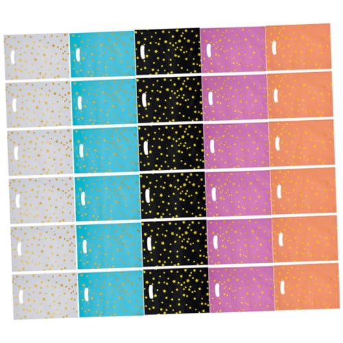 Cabilock 50 Stück Füllstoffe Partygeschenktüten Zellophanbeutel Gefüllt Lutscher Partytaschen Kleine Netztaschen Danke Partytüten Leckerlibeutel Kekstüten Keks Geschenktüte Aluminiumfolie von Cabilock