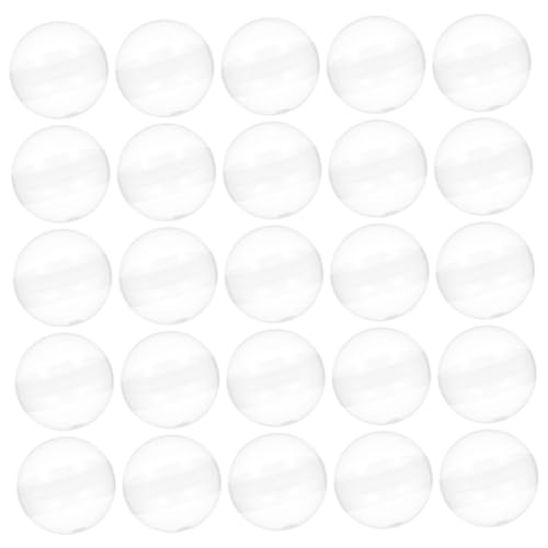 Cabilock 50 Stück Leere Transparente Kapseln Rund für Automaten Befüllbare Kugeln für Spielzeuge Süßigkeiten und Partygeschenke für Geburtstagsfeiern und von Cabilock