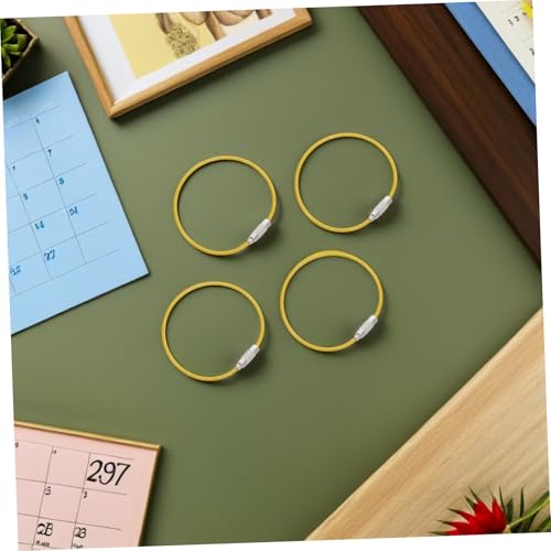 Cabilock 50 Stück PVC Beschichtete Stahlseil Schlüsselanhänger Kabelverbinder Kratzfest Vielseitig Kompatibel für Gepäckanhänger Schlüsselringe und Küchenutensilien Handgefertigt Sicher und Cabilock 50 Stück PVC Beschichtete Stahlseil Schlüsselanhänger Kabelverbinder Kratzfest Vielseitig Kompatibel für Gepäckanhänger Schlüsselringe und Küchenutensilien Handgefertigt Sicher und von Cabilock
