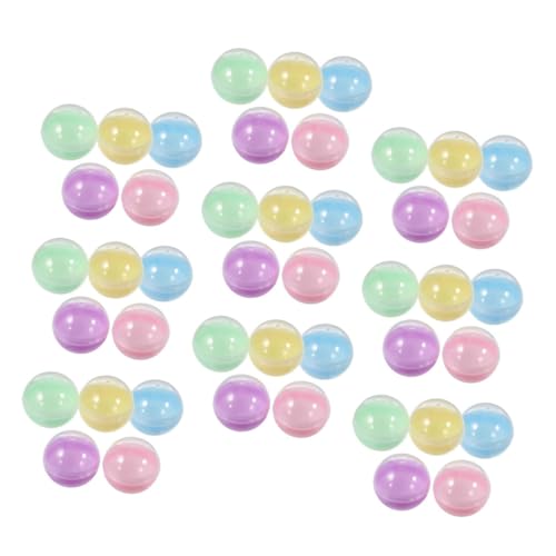 Cabilock 50 Stück Runde Kapseln in Halbtransparenten Pastellfarben Robuste Gumball Maschinen Behälter für Party DIY Basteln und Geburtstagsdeko Cabilock 50 Stück Runde Kapseln in Halbtransparenten Pastellfarben Robuste Gumball Maschinen Behälter für Party DIY Basteln und Geburtstagsdeko von Cabilock