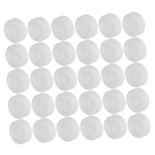 Cabilock 50 Stück Weiße Kunststoff Riemenscheiben für Antriebsriemen Geräuscharm Verschleißfest Leichtes Getrieberad für DIY Modellspielzeug und Industrielle Maschinen Wie Lüfter und Pumpen von Cabilock