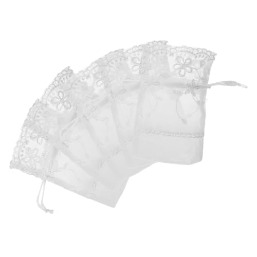 Cabilock 5stücke Schmuckaufbewahrungstasche Mit Kordelzug Aus Organza Kleiner Beutel Für Münzen Kosmetik Kopfhörer Und Geschenke Platzoptimierung Und Schutzverschluss Cabilock 5stücke Schmuckaufbewahrungstasche Mit Kordelzug Aus Organza Kleiner Beutel Für Münzen Kosmetik Kopfhörer Und Geschenke Platzoptimierung Und Schutzverschluss von Cabilock