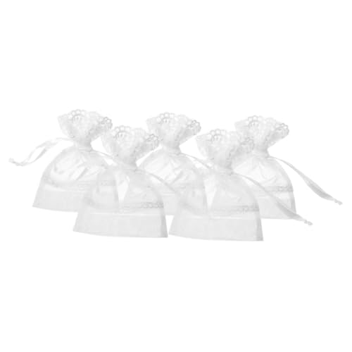 Cabilock 5stücke Schmuckbeutel Mit Kordelzug Kleine Organza-taschen Blütenblatt-design Atmungsaktives Material Faltbarer Boden Praktisch Für Reise Und Zuhause Cabilock 5stücke Schmuckbeutel Mit Kordelzug Kleine Organza-taschen Blütenblatt-design Atmungsaktives Material Faltbarer Boden Praktisch Für Reise Und Zuhause von Cabilock