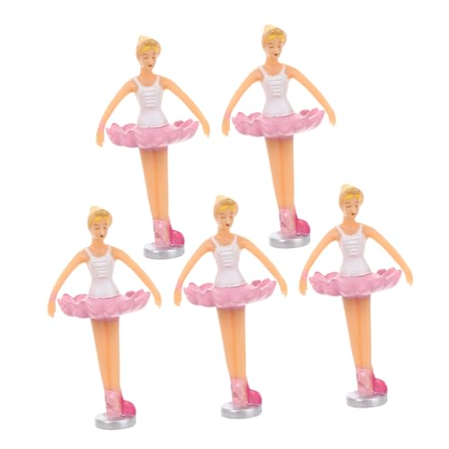 Cabilock 5stücke Spieluhrpuppe Balletttänzer-Statue Puppenfigur Für Spieluhrzubehör Prinzessinnenpuppe Dekoration Miniatur-Ornament Für Spieluhren- von Cabilock