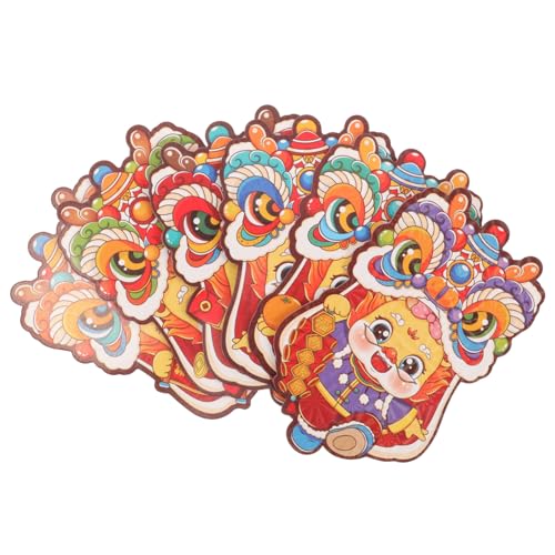 Cabilock 6 Stück Rote Umschläge Jahr Des Drachen Traditionelle Chinesische Frühlingsfest Geldumschläge Festliche Muster Langlebig Mehrdesigns Für Familienfeiern von Cabilock