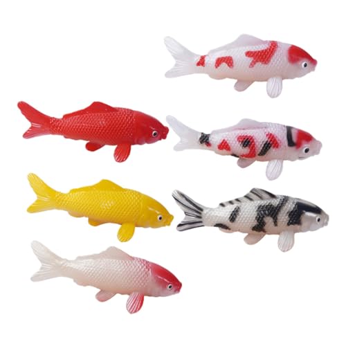 Cabilock 6 Stücke Simulation Fisch Miniatur Fisch Figuren für Mini Fisch Tank Realistische Decor für Aquarium Fotografie Requisiten Cabilock 6 Stücke Simulation Fisch Miniatur Fisch Figuren für Mini Fisch Tank Realistische Decor für Aquarium Fotografie Requisiten von Cabilock