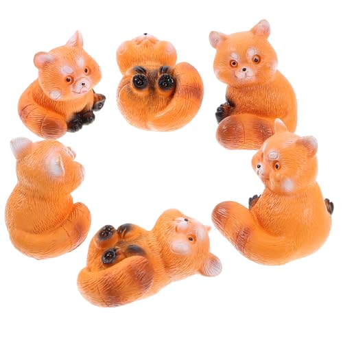 Cabilock 6 Stück Teiliges Mini Panda Figuren aus Harz Realistische Micro Landscape Decoration Niedliche Deko für Garten Auto Tisch und DIY Miniaturlandschaften Cabilock 6 Stück Teiliges Mini Panda Figuren aus Harz Realistische Micro Landscape Decoration Niedliche Deko für Garten Auto Tisch und DIY Miniaturlandschaften von Cabilock