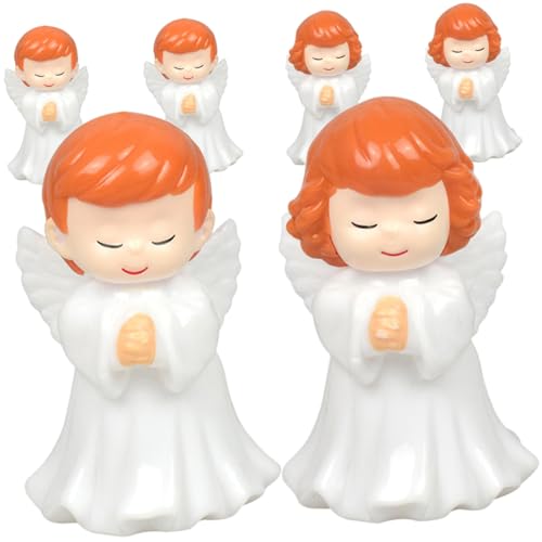 Cabilock 6St Engel Kuchendekoration Weihnachtsengel Figur Engelsstatue Figuren Engel Ornamente Engelsfigur Feenkuchendekorationen für Mädchen Kuchendekor für Mädchen Engel-Ornament Plastik Cabilock 6St Engel Kuchendekoration Weihnachtsengel Figur Engelsstatue Figuren Engel Ornamente Engelsfigur Feenkuchendekorationen für Mädchen Kuchendekor für Mädchen Engel-Ornament Plastik von Cabilock
