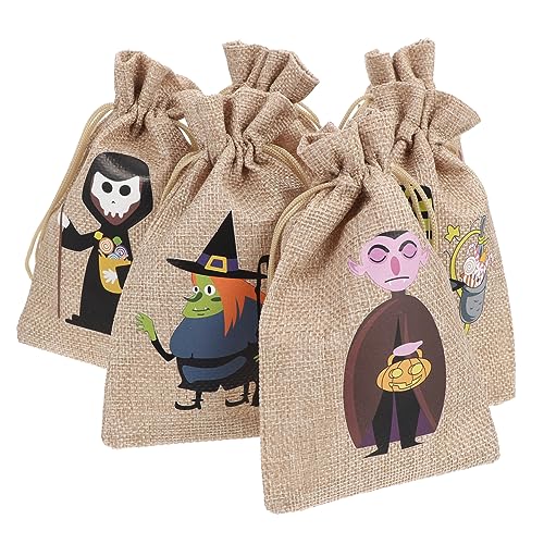 Cabilock 6St Halloween-Süßigkeitsbeutel Bausatz zappeln Füllstoffe Sackleinen Kind halloween geschenktüten halloween Halloween-Geschenktüten Halloween-Beutel mit Kordelzug Leinen- Cabilock 6St Halloween-Süßigkeitsbeutel Bausatz zappeln Füllstoffe Sackleinen Kind halloween geschenktüten halloween Halloween-Geschenktüten Halloween-Beutel mit Kordelzug Leinen- von Cabilock
