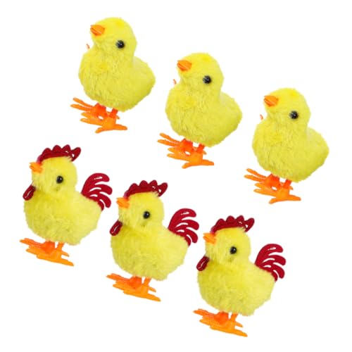 Cabilock 6Stücke Teiliges Aufziehspielzeug Küken Lustige Tierspielzeuge für Ostertierspielzeug Dekorative für Partys und Spielzimmer Interaktives für Stundenlangen Spaß Cabilock 6Stücke Teiliges Aufziehspielzeug Küken Lustige Tierspielzeuge für Ostertierspielzeug Dekorative für Partys und Spielzimmer Interaktives für Stundenlangen Spaß von Cabilock