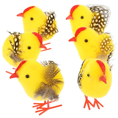 Cabilock Ostern Küken Stofftier Spielzeug Set Huhn Modell Huhn Spielzeug Für Jungen Und Mädchen von Cabilock