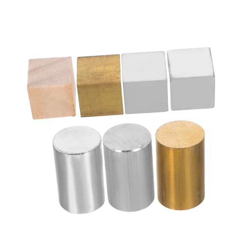Cabilock 7 Stück Teiliges Dichtewürfel Set aus Kupfer Eisen Aluminium Würfeln und Zylindern für Naturwissenschaftlichen Unterricht Laborversuche Physiklernen und Stem Experimente zu Hause Cabilock 7 Stück Teiliges Dichtewürfel Set aus Kupfer Eisen Aluminium Würfeln und Zylindern für Naturwissenschaftlichen Unterricht Laborversuche Physiklernen und Stem Experimente zu Hause von Cabilock