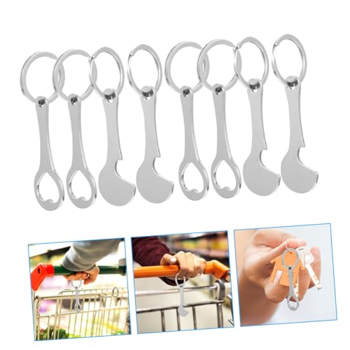 Cabilock 8 Stück Teiliges Edelstahl Einkaufswagenchips mit Schlüsselanhänger Langlebige Metall Pfandmarken Praktische Trolley Schlüsselanhänger Kompakt Leicht zu Tragen Geeignet für Alltag Cabilock 8 Stück Teiliges Edelstahl Einkaufswagenchips mit Schlüsselanhänger Langlebige Metall Pfandmarken Praktische Trolley Schlüsselanhänger Kompakt Leicht zu Tragen Geeignet für Alltag von Cabilock