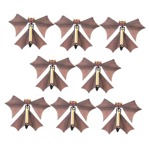 Cabilock 8 Stück Teiliges Halloween Fledermaus Zauberrequisiten Wind Up Flexibel für Bühnenperformance und Profi Künstler von Cabilock