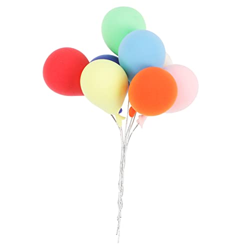 Cabilock 8St Mini-Luftballons aus Ton Mini-Ballonspielzeug Gartenlandschaft Ornament Weihnachtsdekorationen Spielzeuge Mini-Ballondekorationen Puppenhaus-Ballon Strauß schmücken Ornamente von Cabilock