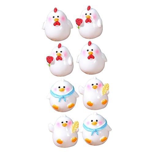 Cabilock 8st Mikro-landschafts-küken Miniaturhühner Hasen Figur Huhn Märchenhafte Gartentiere Plüsch Küken Mini-küken Winzige Tiere Landschaftszubehör Auto-Ornament Harz Cabilock 8st Mikro-landschafts-küken Miniaturhühner Hasen Figur Huhn Märchenhafte Gartentiere Plüsch Küken Mini-küken Winzige Tiere Landschaftszubehör Auto-Ornament Harz von Cabilock