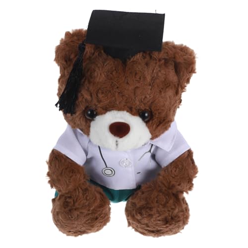 Cabilock Abschluss Bären Doktor Bär Plüsch Spielzeugstudent Abschluss Doktor Uniform Abschluss Bär Abschlusssaison Bär Stofftier von Cabilock