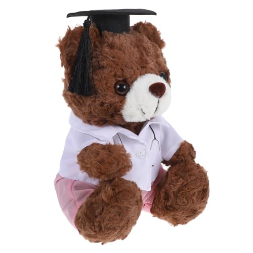 Cabilock Abschlussbär Plüschspielzeug mit Doktoruniform Großer für Medizinstudenten zur Graduierung Beruhigendes Kissen und Sammlerstück Cabilock Abschlussbär Plüschspielzeug mit Doktoruniform Großer für Medizinstudenten zur Graduierung Beruhigendes Kissen und Sammlerstück von Cabilock