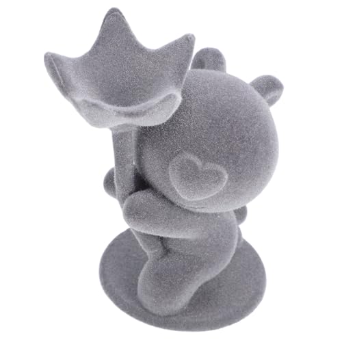 Cabilock Bärenfigur aus Weichem Flockmaterial Romantische Dekoration für Schlafzimmer Büro oder Valentinstag für Besondere Anlässe Blumen Nicht Enthalten Cabilock Bärenfigur aus Weichem Flockmaterial Romantische Dekoration für Schlafzimmer Büro oder Valentinstag für Besondere Anlässe Blumen Nicht Enthalten von Cabilock