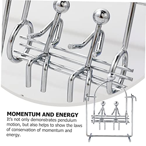 Cabilock Balancierendes Schaukelspielzeug aus Kreatives Design Physikalisches Gleichgewichtsspiel für Schreibtisch Dekoration Stabiler Standfuß Entspannendes Büro Ornament von Cabilock