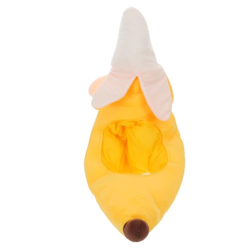 Cabilock Bananenhut-Kostüm: Plüsch-Obst-Kopfbedeckung, Bananenhut, Kopfbedeckung für Kinder und Erwachsene, Kostüm, Halloween-Party, Verkleidung, Rollenspiel, Cosplay von Cabilock
