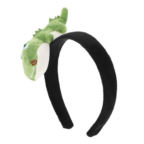 Cabilock Bezauberndes Puppen-stirnband in Krokodilform Für Partys, Geburtstage Und Cosplay-events. Einzigartiges Haar-accessoire, Cosplay-kopfschmuck von Cabilock