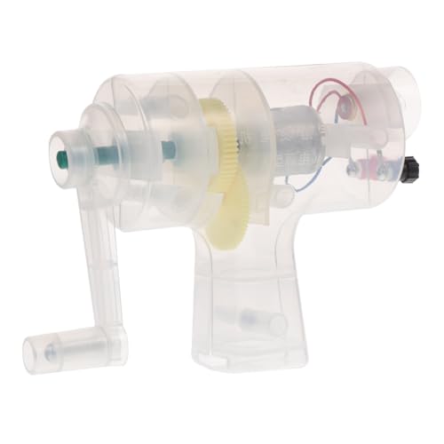 Cabilock Bildungswissenschafts-Kit tragbar Handzeuggenerator Generator-Wissenschafts-Kit klein Mini-Generator Handkurbelgenerator Generator experimentell Plastik Cabilock Bildungswissenschafts-Kit tragbar Handzeuggenerator Generator-Wissenschafts-Kit klein Mini-Generator Handkurbelgenerator Generator experimentell Plastik von Cabilock