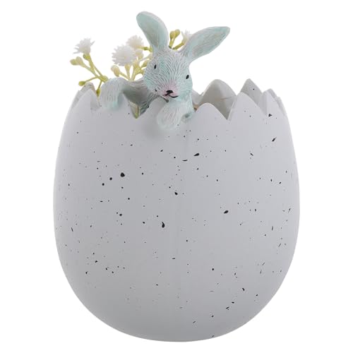 Cabilock Blumentopf Mit Zerbrochener Muschel Ostern Blumentopf Osterhasen-Dekorationen Frühlingshasen- Kaninchenzubehör Für Den Frühling Hasen-sukkulenten-pflanzgefäße Harz Weiß Cabilock Blumentopf Mit Zerbrochener Muschel Ostern Blumentopf Osterhasen-Dekorationen Frühlingshasen- Kaninchenzubehör Für Den Frühling Hasen-sukkulenten-pflanzgefäße Harz Weiß von Cabilock