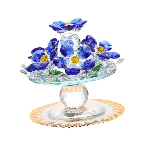 Cabilock Atemberaubendes Kristall-basteldekor Kristall-blumentopf Schreibtisch-Ornament Für Die Heimdekoration von Cabilock